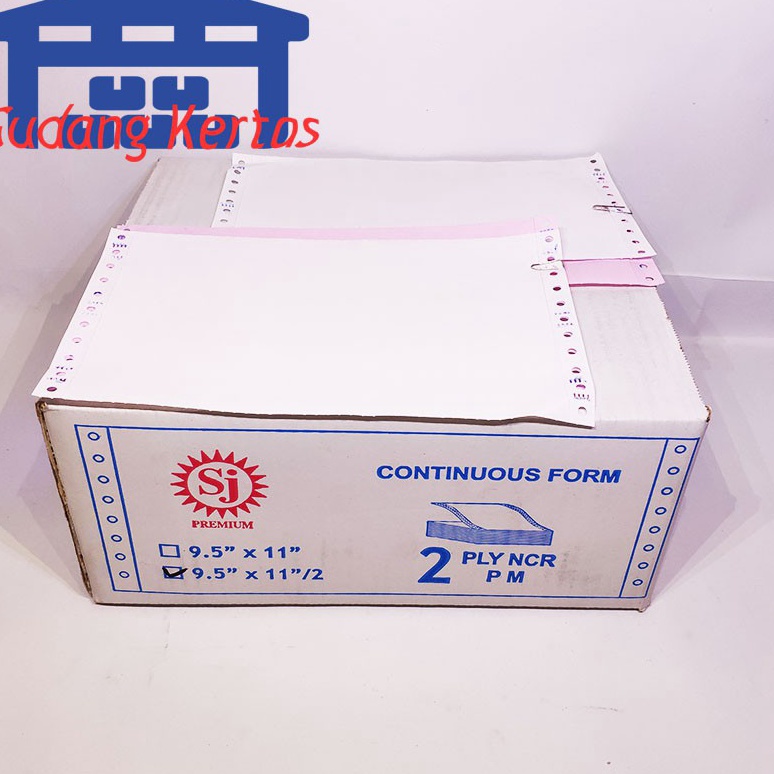 

Murah SJ Premium Continuous Form 95 x 11 2 Ply NCR PRS BAGI 2