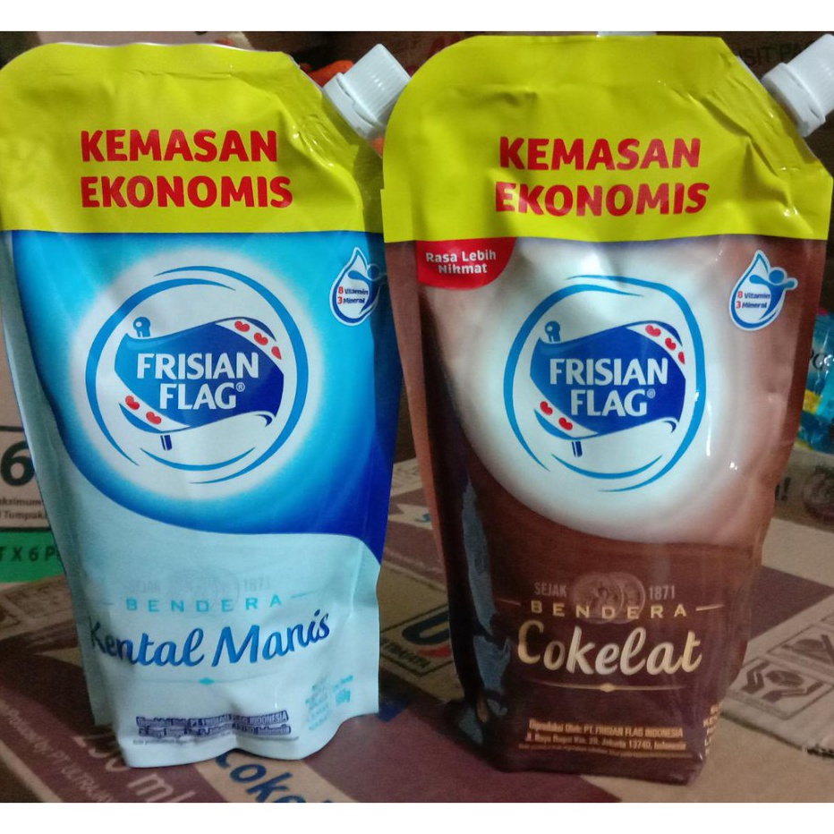 

KODE OJQ9 Frisian Flag susu kental manis 545gr pouch