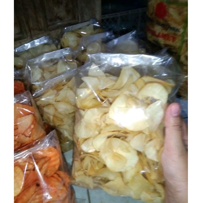 

SNACK GROSIR!! Keripik Singkong 250gr Ori/balado