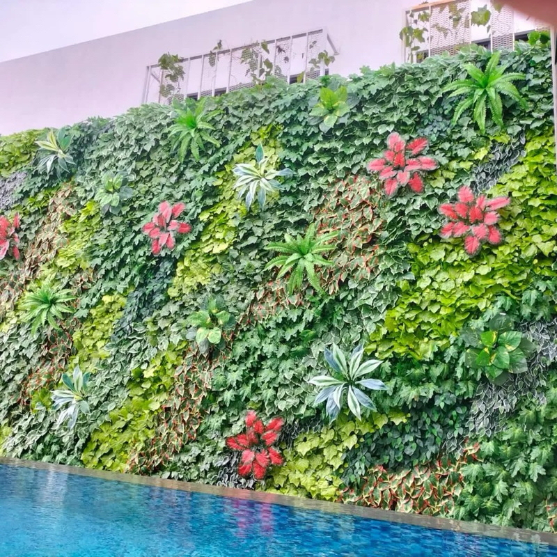 vertical garden tanaman sintetis