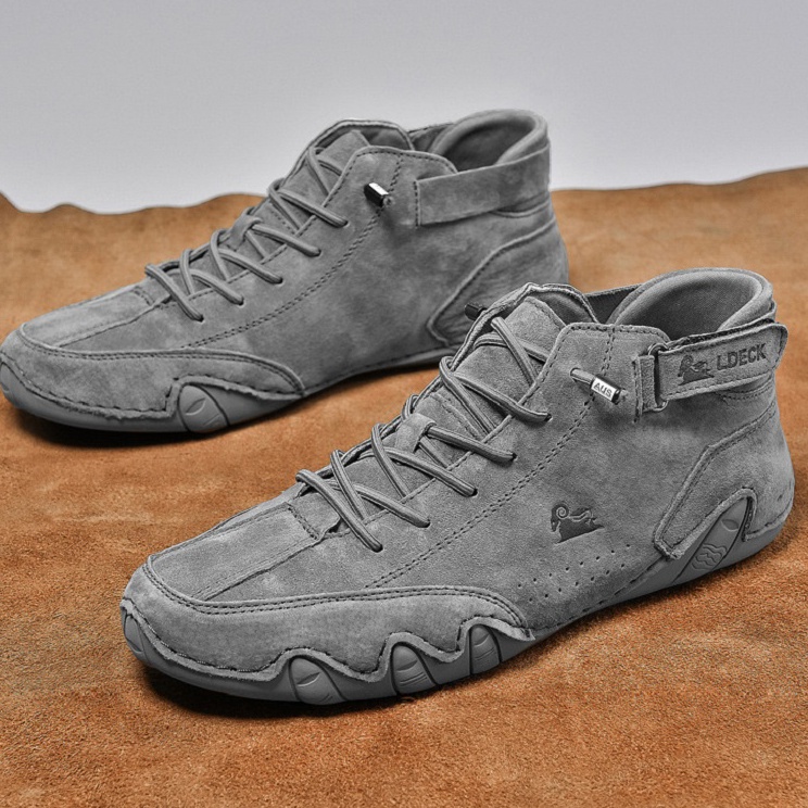 Ready Stock Premium Kulit Original Sepatu Boots Pria Keren Full Hitam Coklat Martin Boots Formal Mur