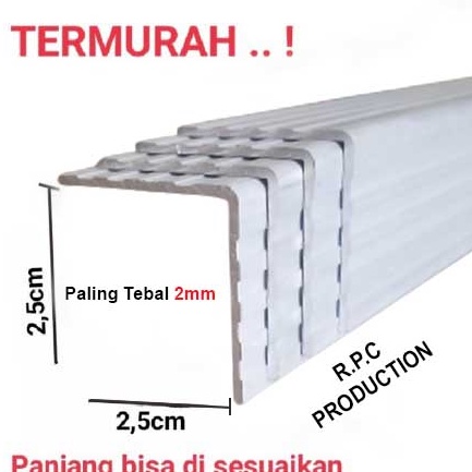 Laku kerazl2L6x LIST ALUMUNIUM L 1m Alumunium propil flightcase Lis alumunium siku List L Siku Alumu