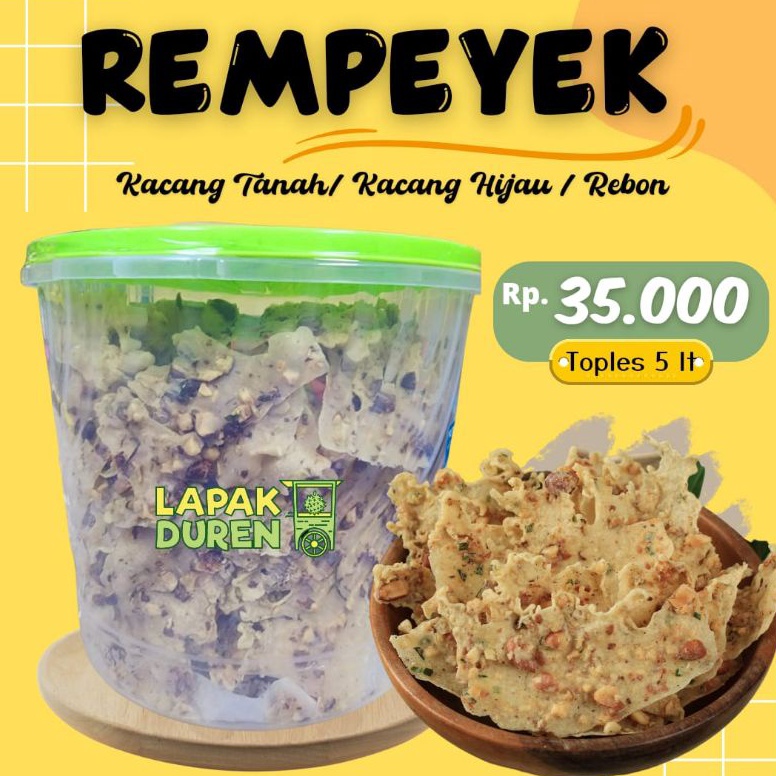 

TIPE RNX275 TERLARIS Peyek Kacang Rebon