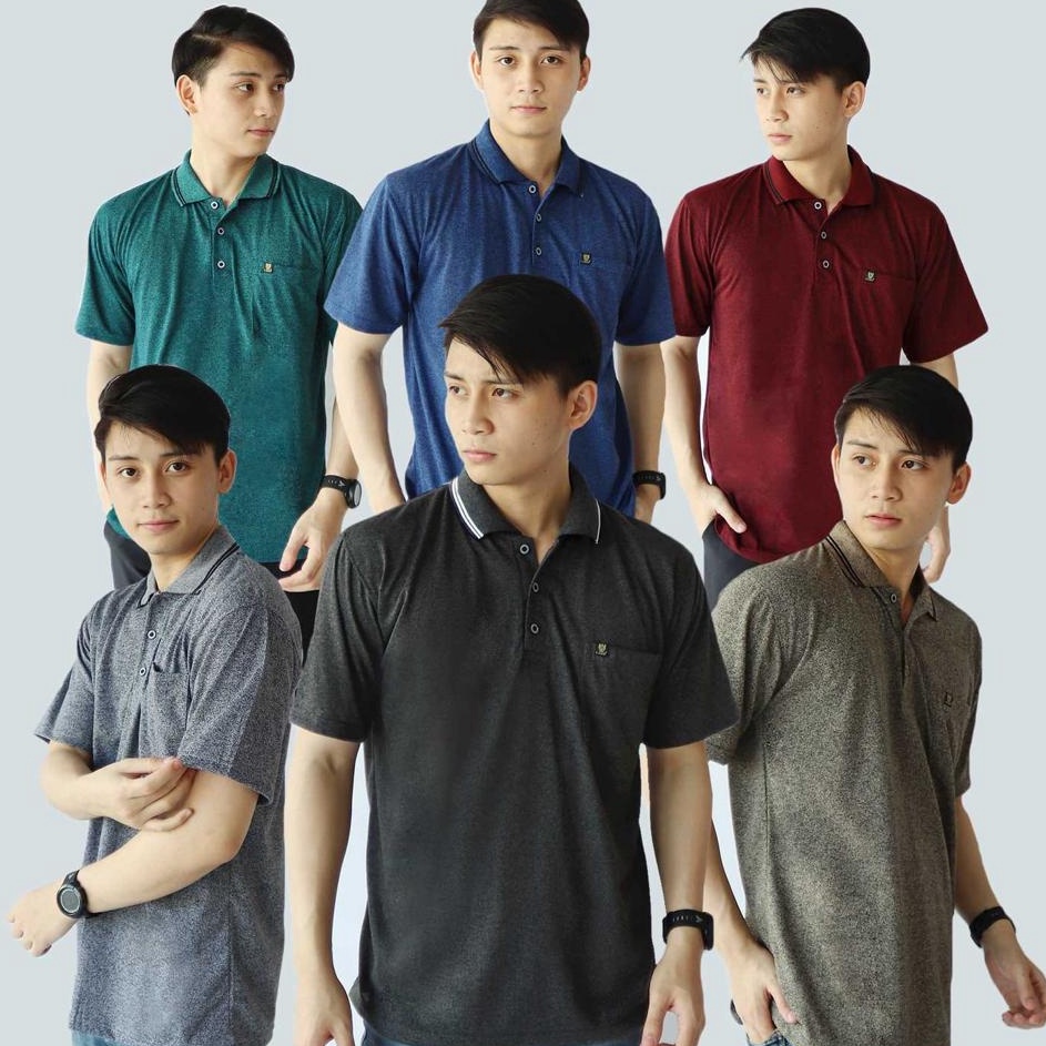 SALE Liso wear  Kaos kerah pria jumbo polos saku dewasa  kaos polo korea twis t shirt