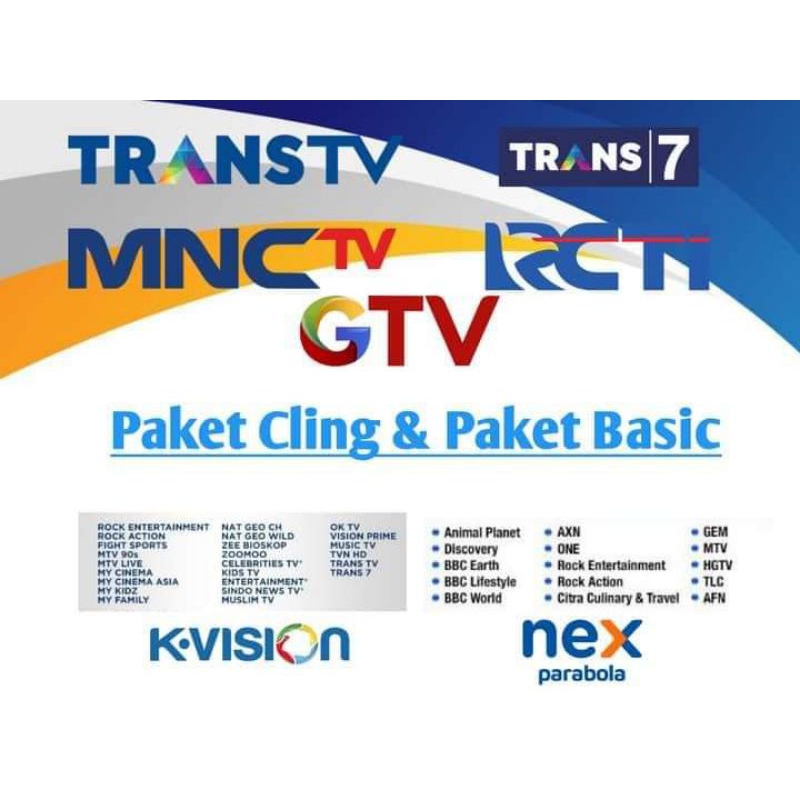 Paket MNC GROUP &amp; TRANS GROUP Nex Parabola K-Vision