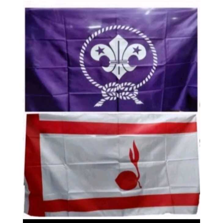 BENDERA PRAMUKA TUNAS KELAPA , PANDU / WOSM