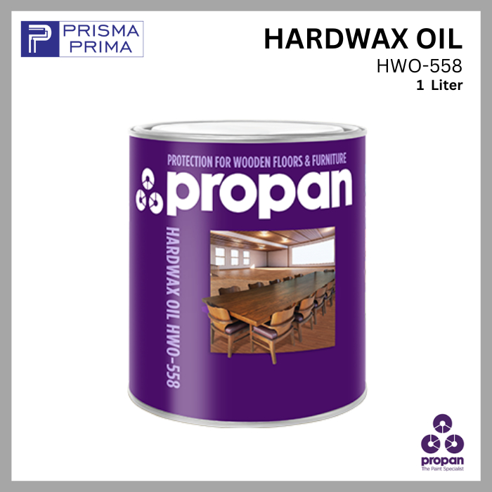 Hardwax Oil Propan HWO-558 Teak Oil Wax Wood Finishing Kayu Natural Food Grade