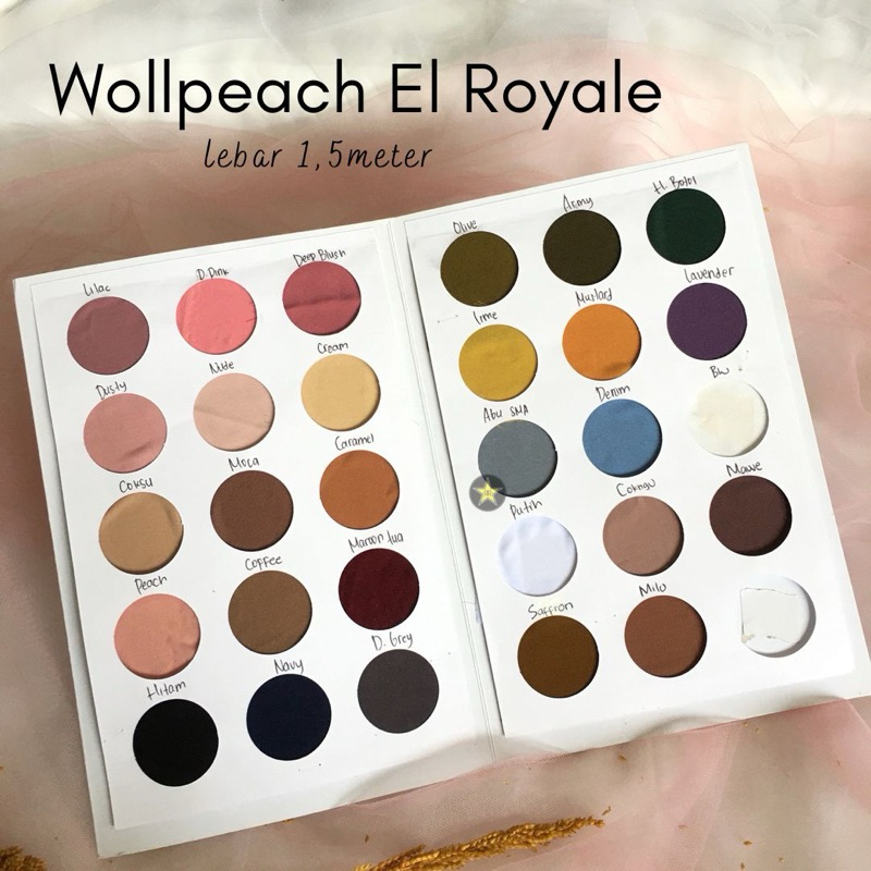 WOOLPEACH GRADE A/WOLPEACH EL ROYAL/KAIN GAMiS/KaIn HIJAB/WOLPIS