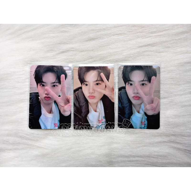[ TREASURE JUNKYU ] photocard official junkyu ktown coex beverage lucky draw welcoming collection