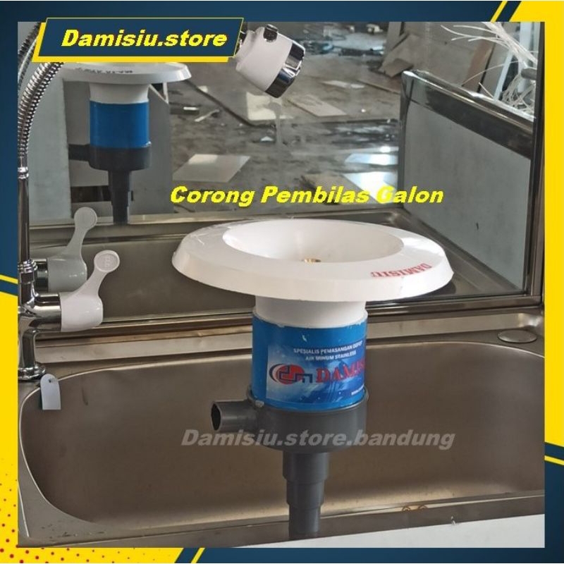 Corong Pembilas Galon Damisiu untuk Depot Air Minum Isi Ulang