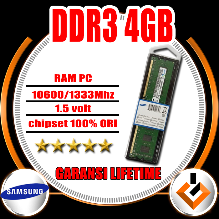RAM PC DDR3 4GB MEMORY PC DDR3 4GB