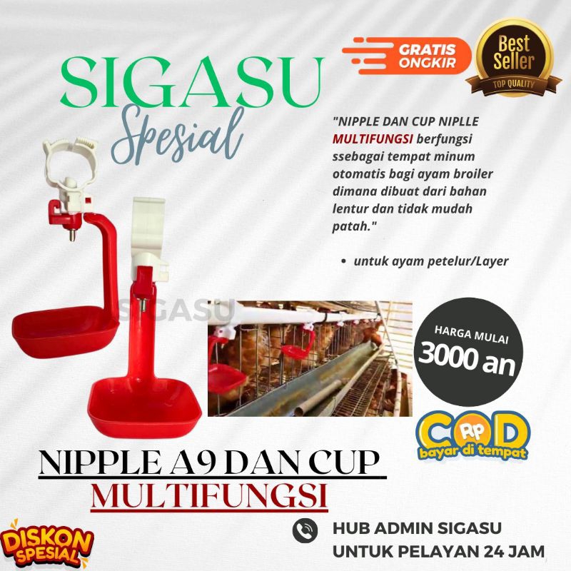Nipple Multifungsi - Nipple Ayam Petelur / Nipple Ayam Broiler