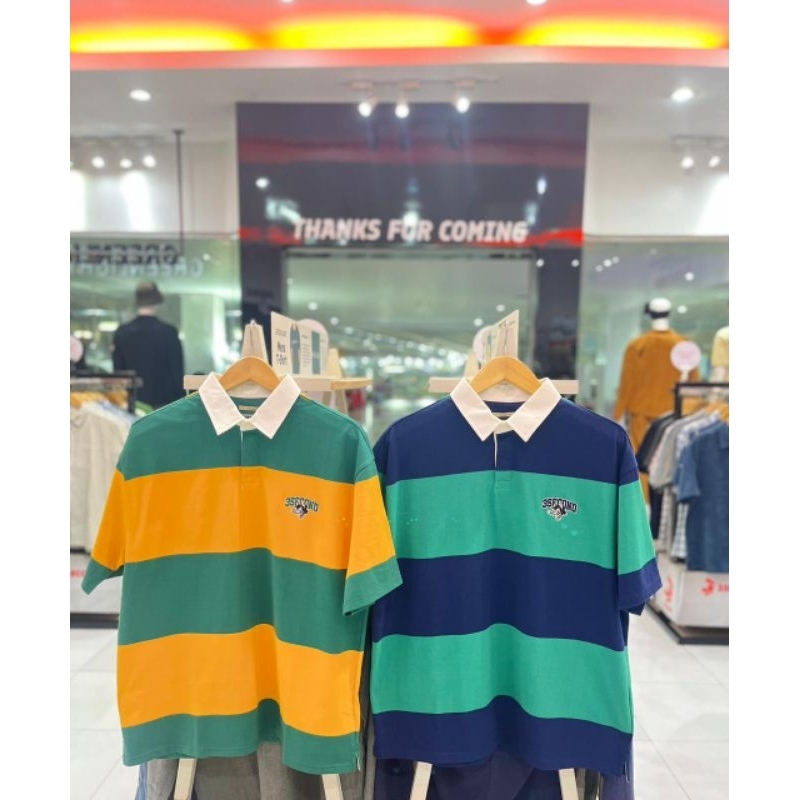 [ORIGINAL] POLO T-SHIRT OVERSIZE COWOK 3SECOND NEW ARRIVAL 2023
