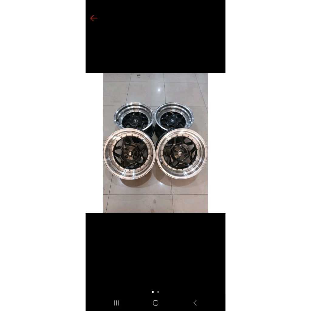 VELG MOBIL BEKAS R16 AR EVOLUTION R16X8-9 4X100 ET35-20