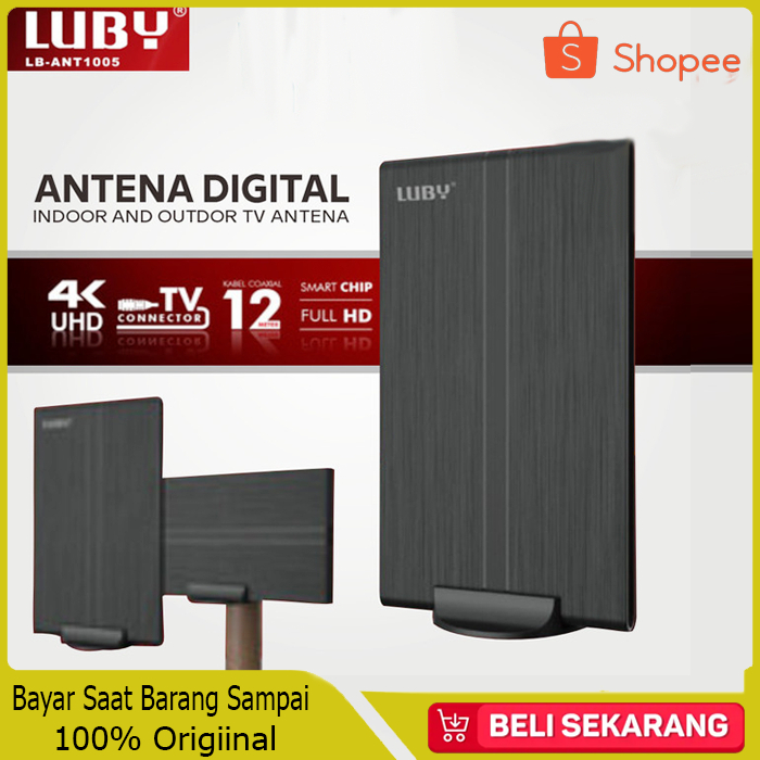 COD Antena TV Analog & Digital, Indoor & Oudoor Luby 1005 Bagus Untuk STB / TV Digital