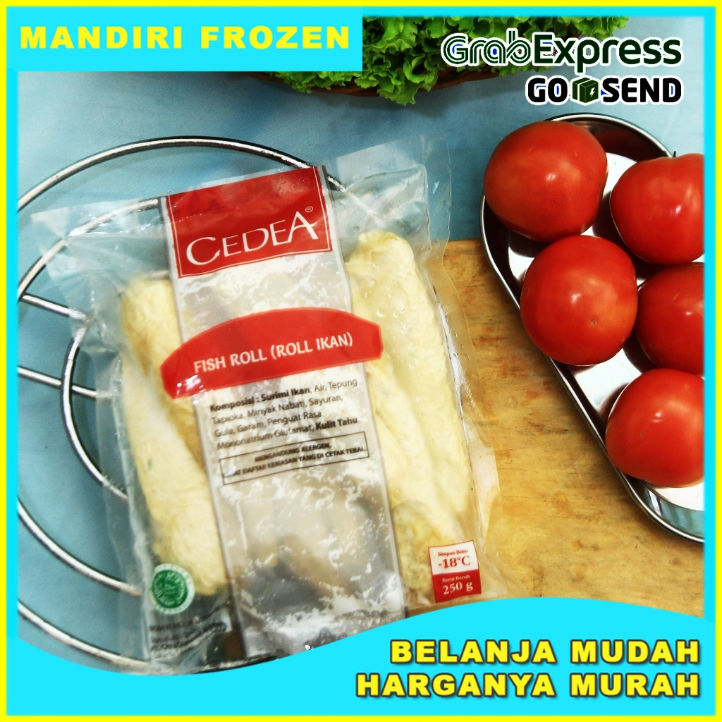 

CEDEA Fish Roll 250 Gram Isi 10 - Makanan Beku Olahan