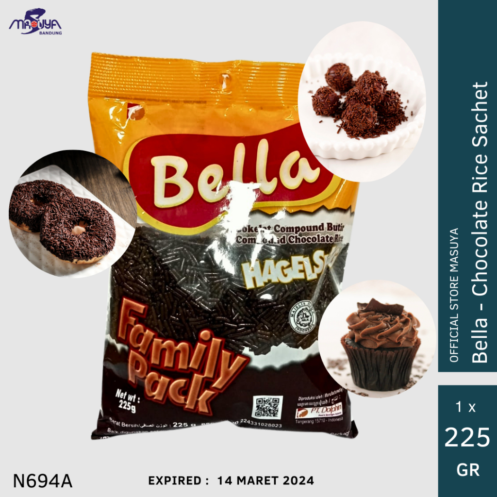 

Bella Chocolate Rice Sachet 90 gr Meises Cokelat Chocolate