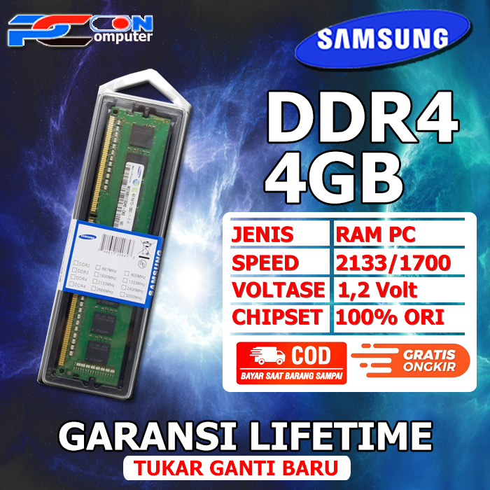 RAM PC LONGDIM MEMORY PC DDR4 4GB PC4-2133