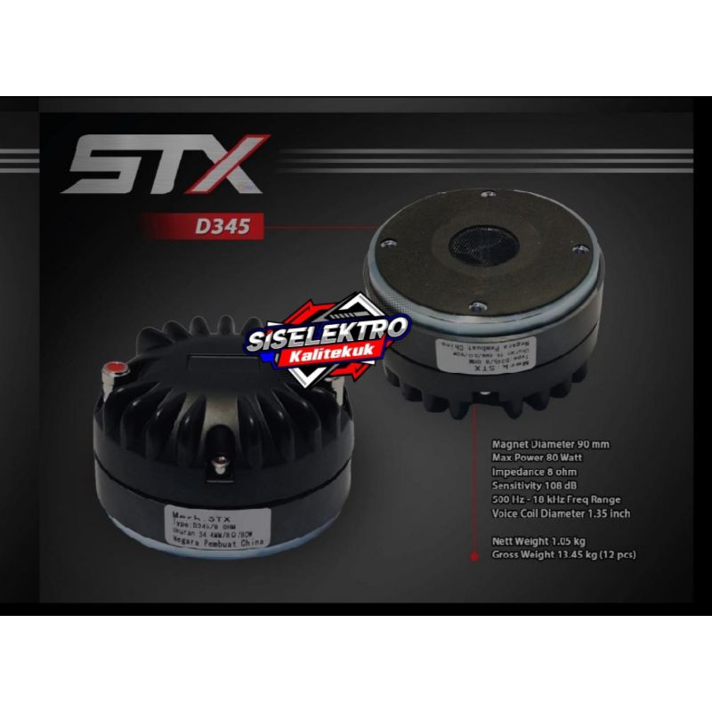 Driver Tweeter STX D345 stxd345