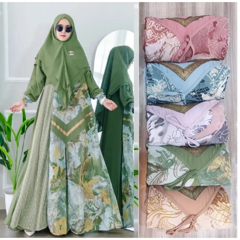 Set syari premium syari ceruti armani syari Ld 110