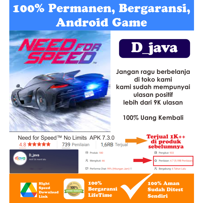 [PROMO BELI 3 GRATIS 1] Need for Speed™ No Limits