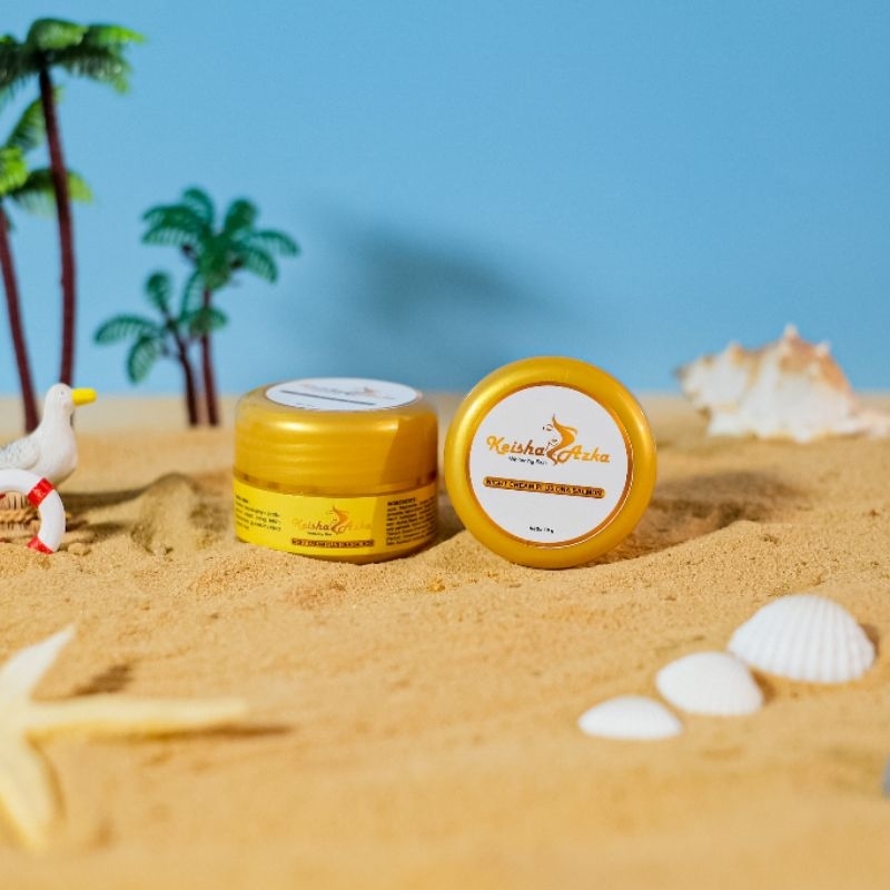 Skincare KeishaAzka Whitening Skin Night cream+DNA Salmon [BPOM]