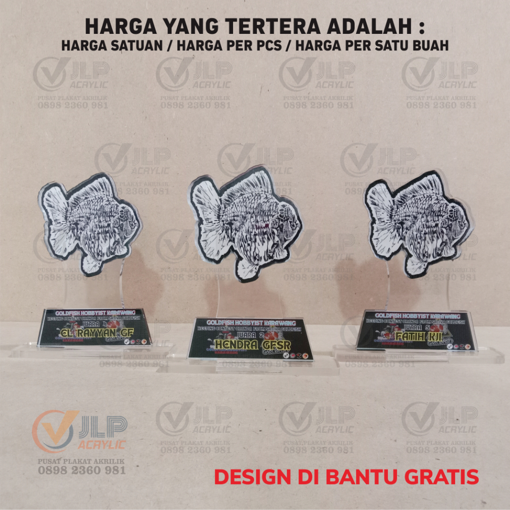 PIALA IKAN MAS, TROPI IKAN MAS, TROPY IKAN MAS, TROPHY IKAN MAS, TROPHI IKAN MAS, THROPHY IKAN MAS, 