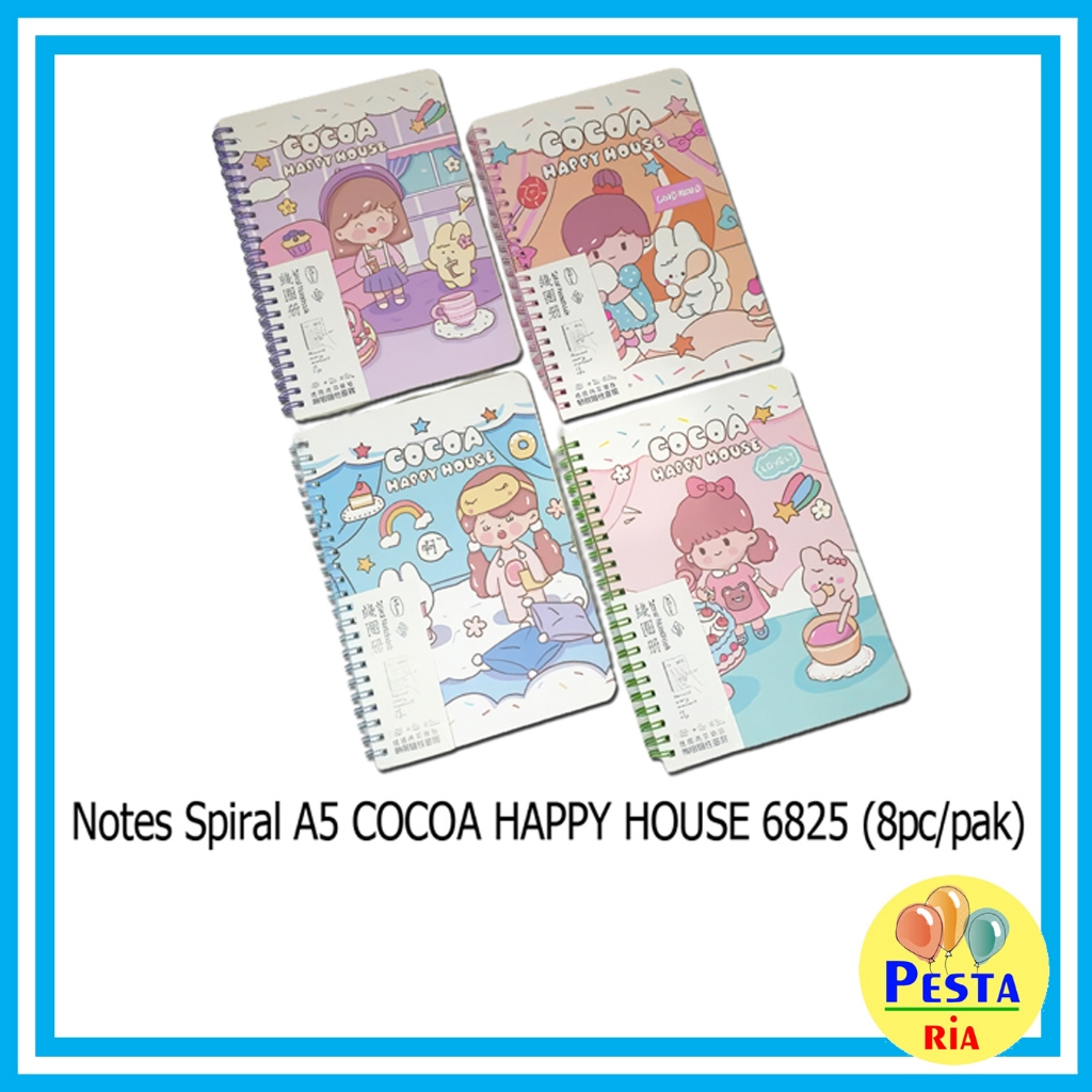 

Murah!! (1pcs) Notebook Spiral Uk A5, notes spiral, buku diary, buku catatan