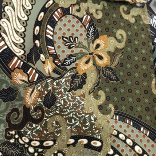 1/2 Meter Kain Batik Meteran Mahakain Bahan Wolfis