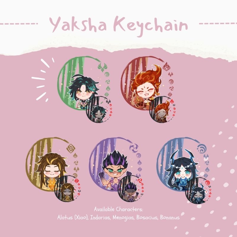[Genshin Impact Fanmerch] Yaksha Keychain
