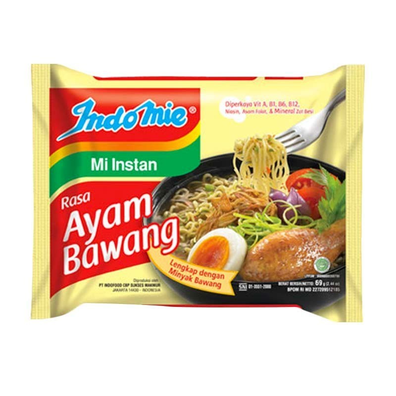 

Indomie Rasa Ayam Bawang 69g/indomie mie instant ayam bwang