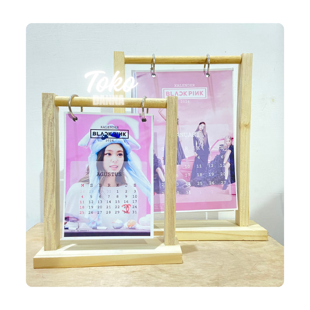 

Kalender 2024 BLACK PINK estetik