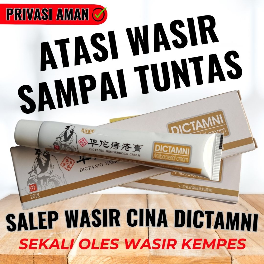 Salep DICTAMNI HUATUO CREAM obat wasir ambien herbal berkualitas dictamni wasir ambien ambeien ambey