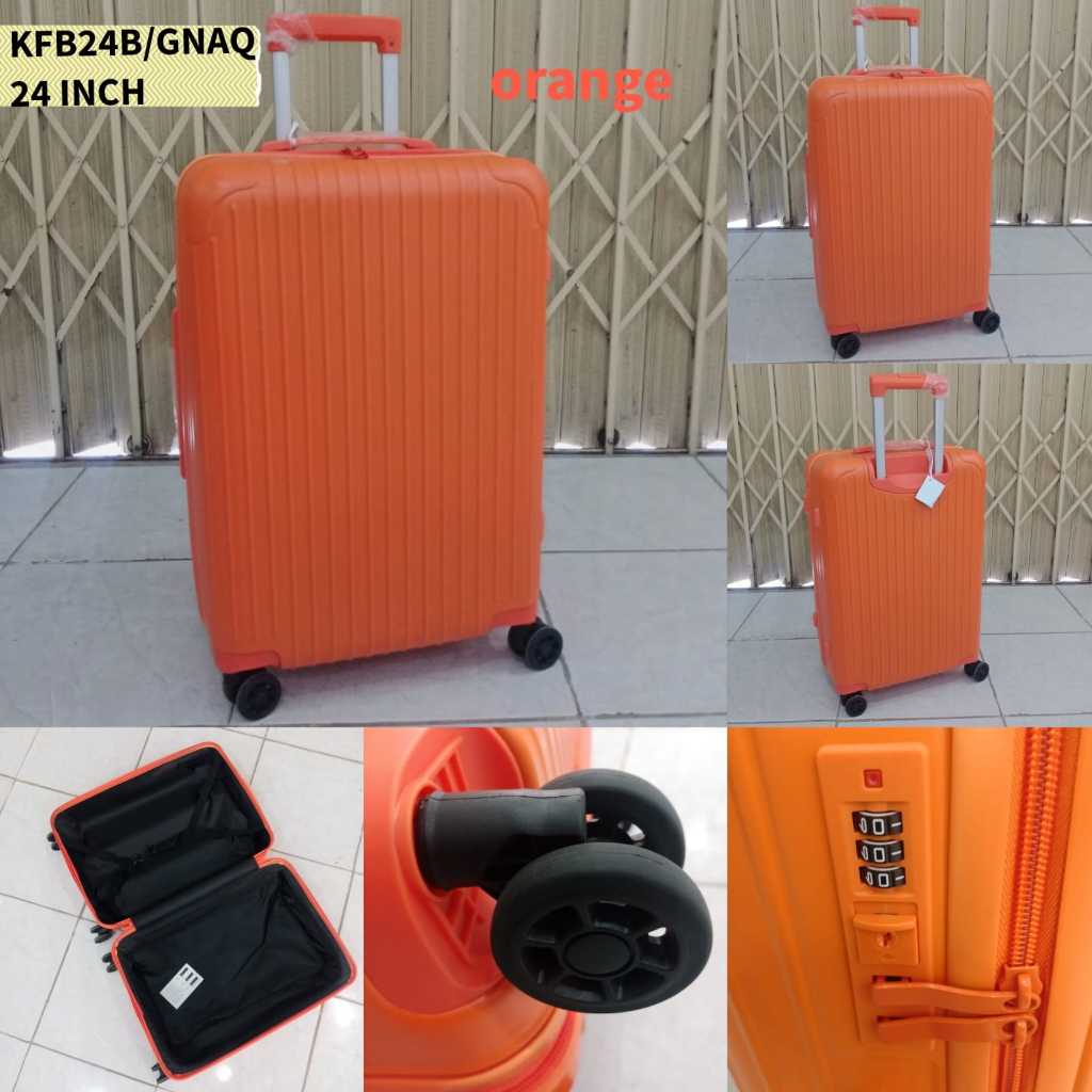 KOPER UKURAN 24INCI KOPER FIBER KOPER BAGASI