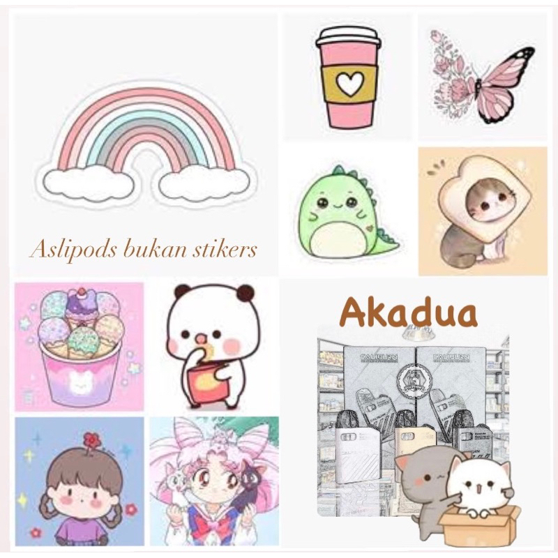 

stickers lucu/ Sticker tempel animasi lucu estetik storemedia
