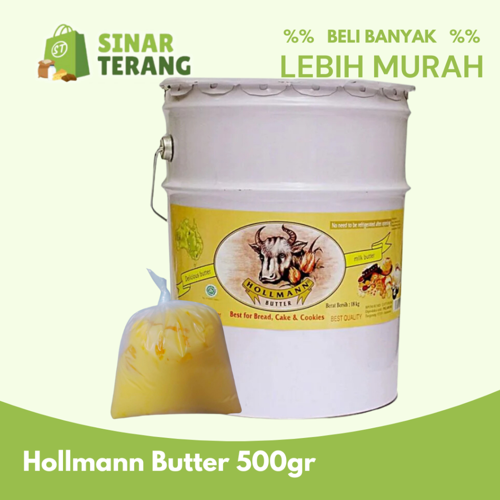 

Hollman Butter 500gram / hollman mentega holman buter repack 500 gram