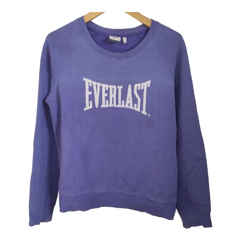 Crewneck everlast ungu wanita M (minus)