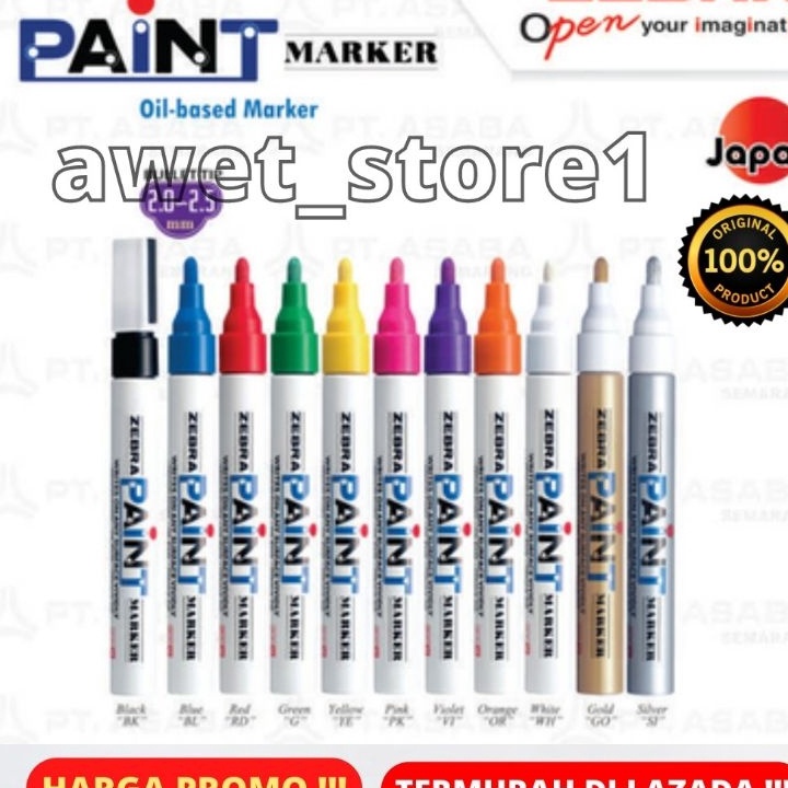 

Spidol Ban Paint Maker Zebra