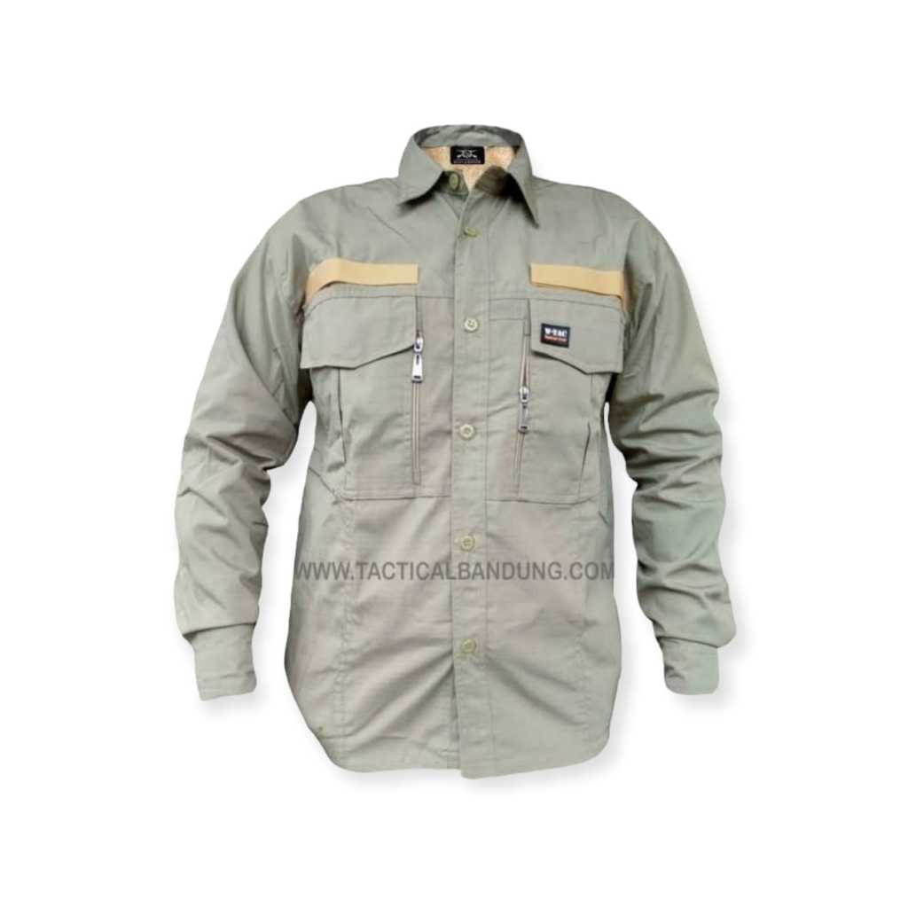 KEMEJA TACTICAL W-TAC LENGAN PANJANG PREMIUM