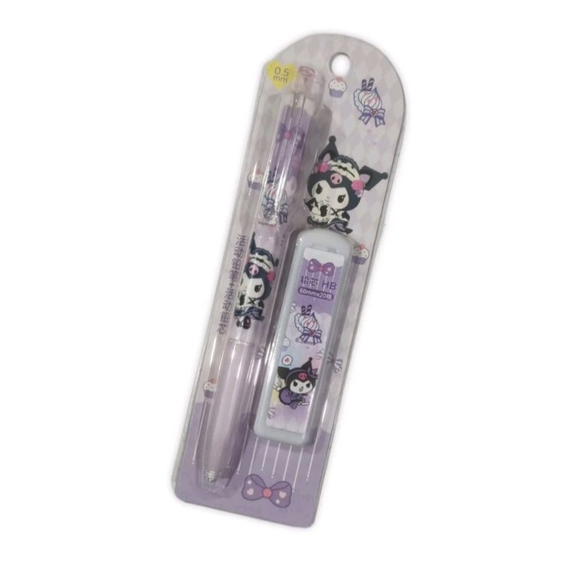 

PENSIL MEKANIK KARAKTER KUROMI UNGU