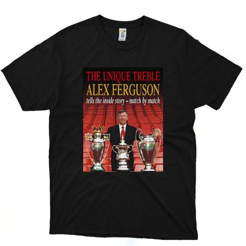 KAOS MANCHESTER UNITED SIR ALEX FERGUSON TREBLE WINNER