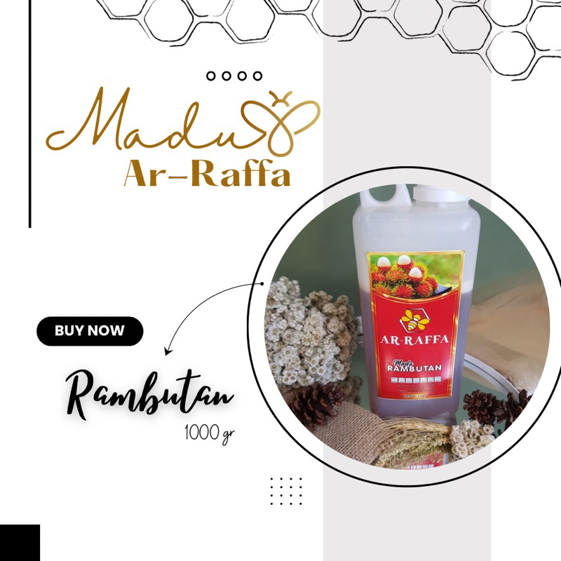 

Raw Honey - MADU RAMBUTAN kemasan 1.kg