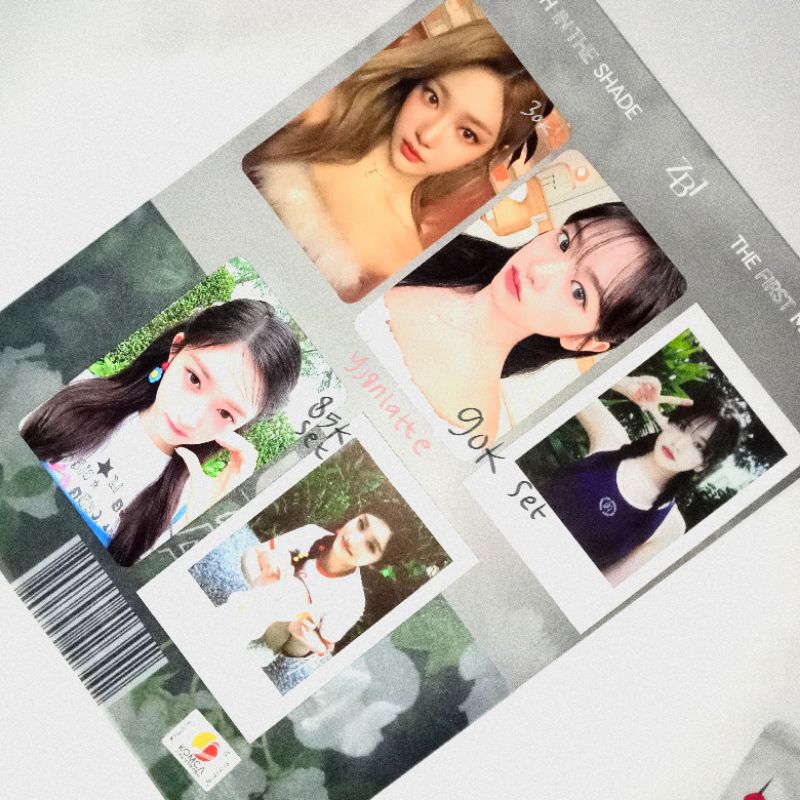 pc photocard ningning pink christmas yujin leeseo a dreamy day set ive aespa tc