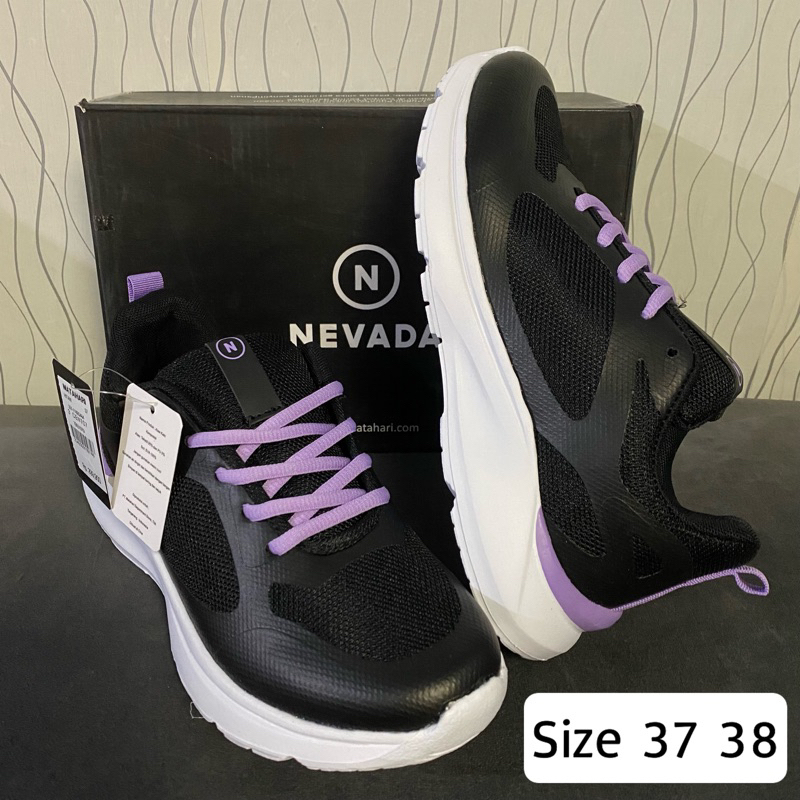 Sepatu sport wanita Nevada Original I Sepatu olahraga tali