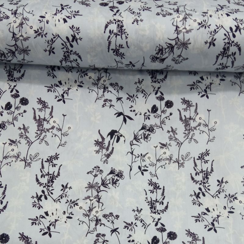 KAIN KATUN RAYON GARMENT PREMIUM IMPORT MOTIF BUNGA KHBP