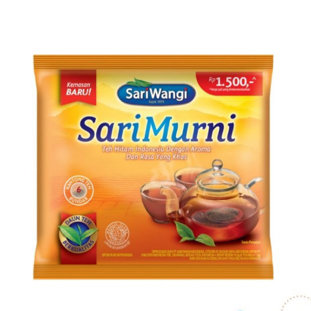 

TEH SARIMURNI RENCENG ISI 12SACHET