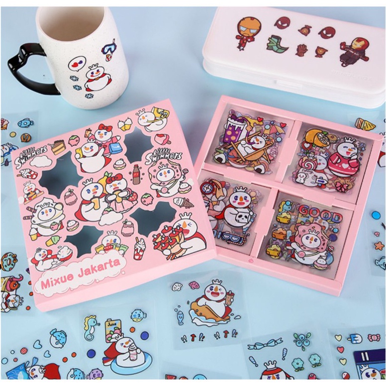 

D1skn Prm Stiker MIXUEE ISI 1lembar brg ready stcok STICKER MIXUE MURAH Hari ini