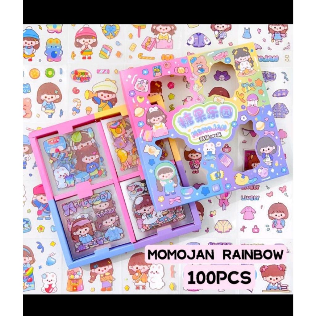 

Sticker Motif Momojan Rainbow Isi 100 Dekorasi Aesthetic Botol Stiker Anti Air