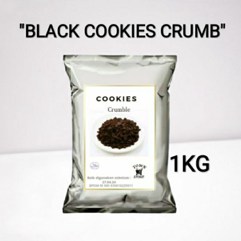 

M82 BUBUK BLACK COOKIES CRUMB HALUS TAMBAHAN TOPPING 1KG PREMIUM New Product