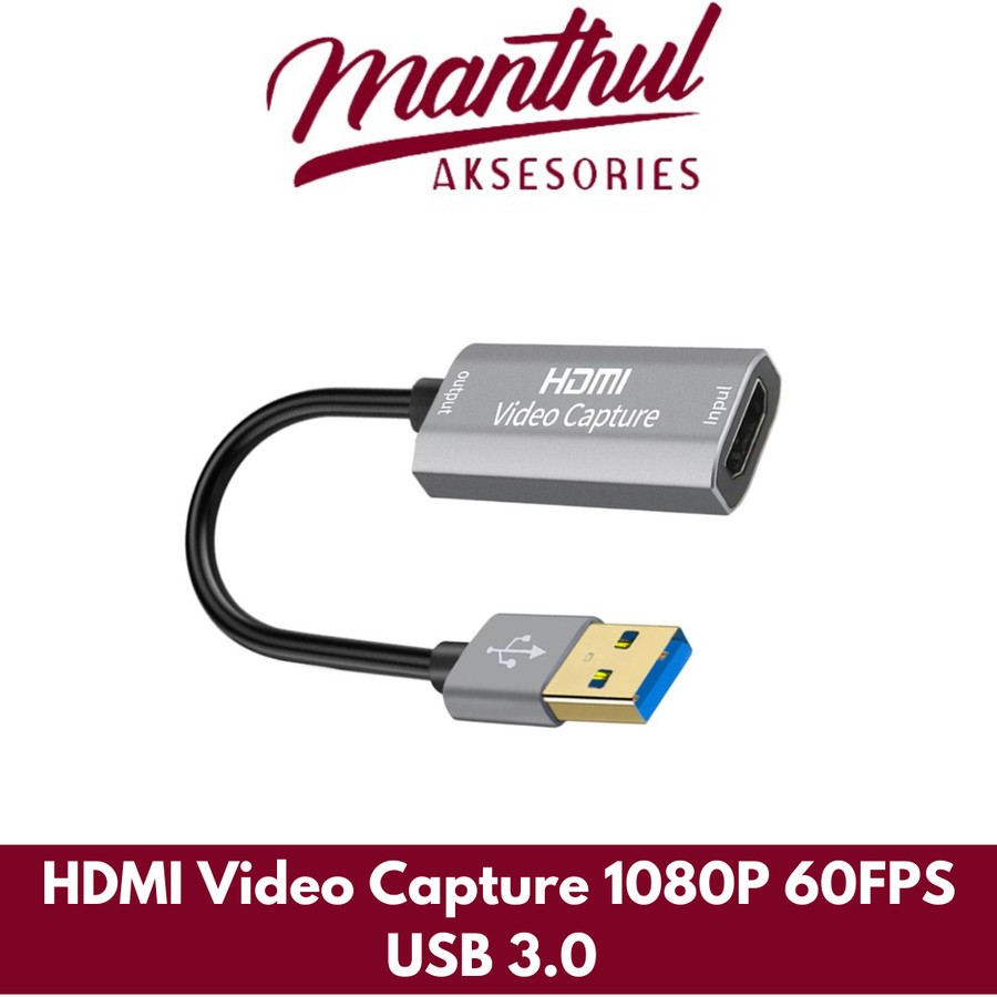 HDMI Video Capture 1080P 60FPS USB 3.0 Capture Card HDMI USB Adapter